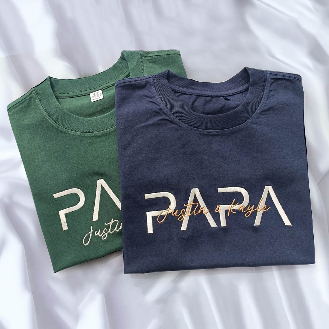 Sweat à capuche personnalisé brodé Papa avec les noms des enfants pour cadeau de fête des pères